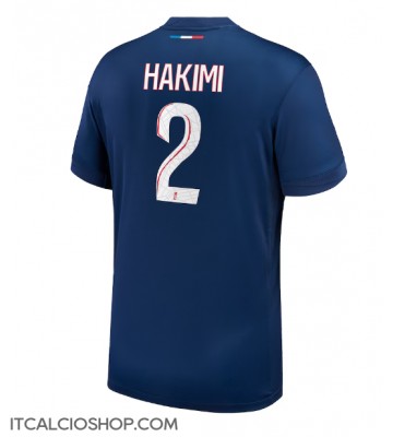 Paris Saint-Germain Achraf Hakimi #2 Prima Maglia 2024-25 Manica Corta